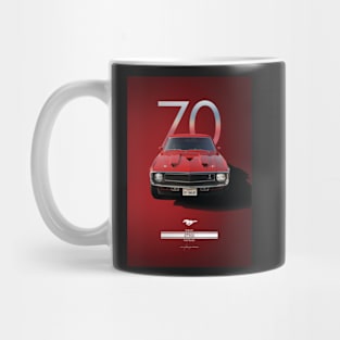 1970 Ford Mustang GT500 Artwork Mug